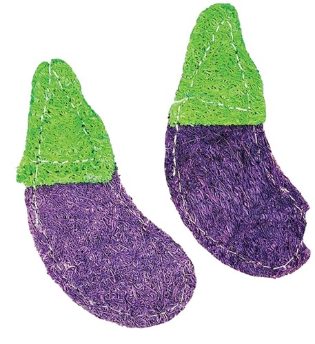 Cage nibbles eggplant - ae,